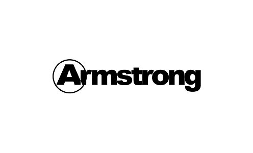 Armstrong brand logo with stylized 'A' inside a circle.