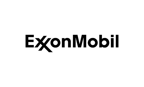 Exxon logo featuring the word 'Exxon' with a red double 'X' and blue letters.