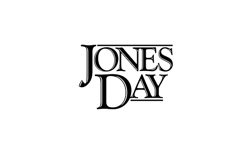 Jones Day logo in bold black text.