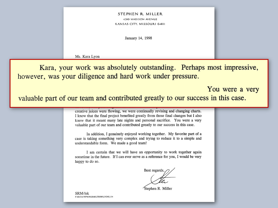 text called out of document